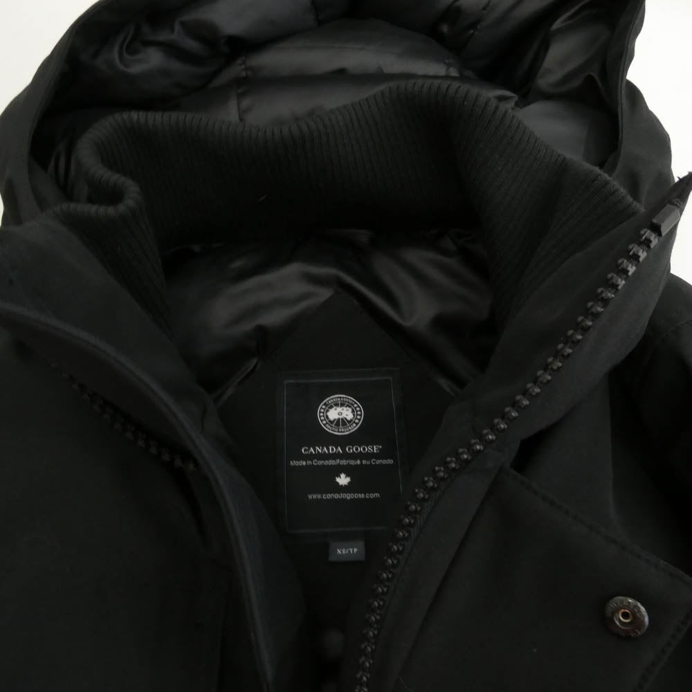 CANADA GOOSE カナダグース 3808MAH ×RON HERMAN 10th Anniversary WYNDHAM PARKA ロンハーマン10周年記念別注 ウィンダムパーカー ダウンジャケット ネイビー系 S【中古】