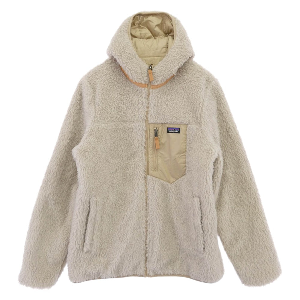 patagonia パタゴニア 23AW STY68095 Rready Freddy Hoody リバーシブル レディ フレディ フーディ フリース ジャケット ベージュ系 XXL【中古】