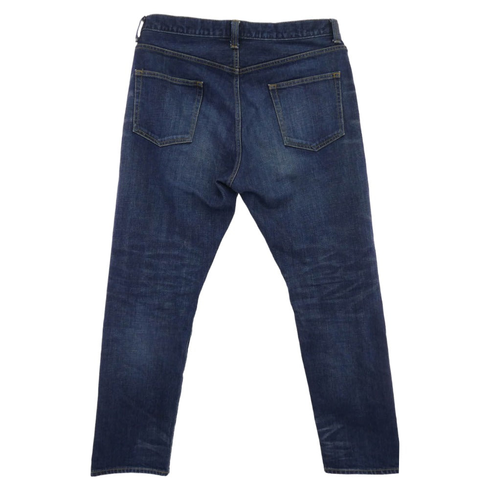 SOPHNET. ソフネット 24AW SOPH-242022 DAMAGED STRETCH DENIM TAPERED PANTS ダメージド ストレッチ テーパード デニム パンツ インディゴブルー系【中古】