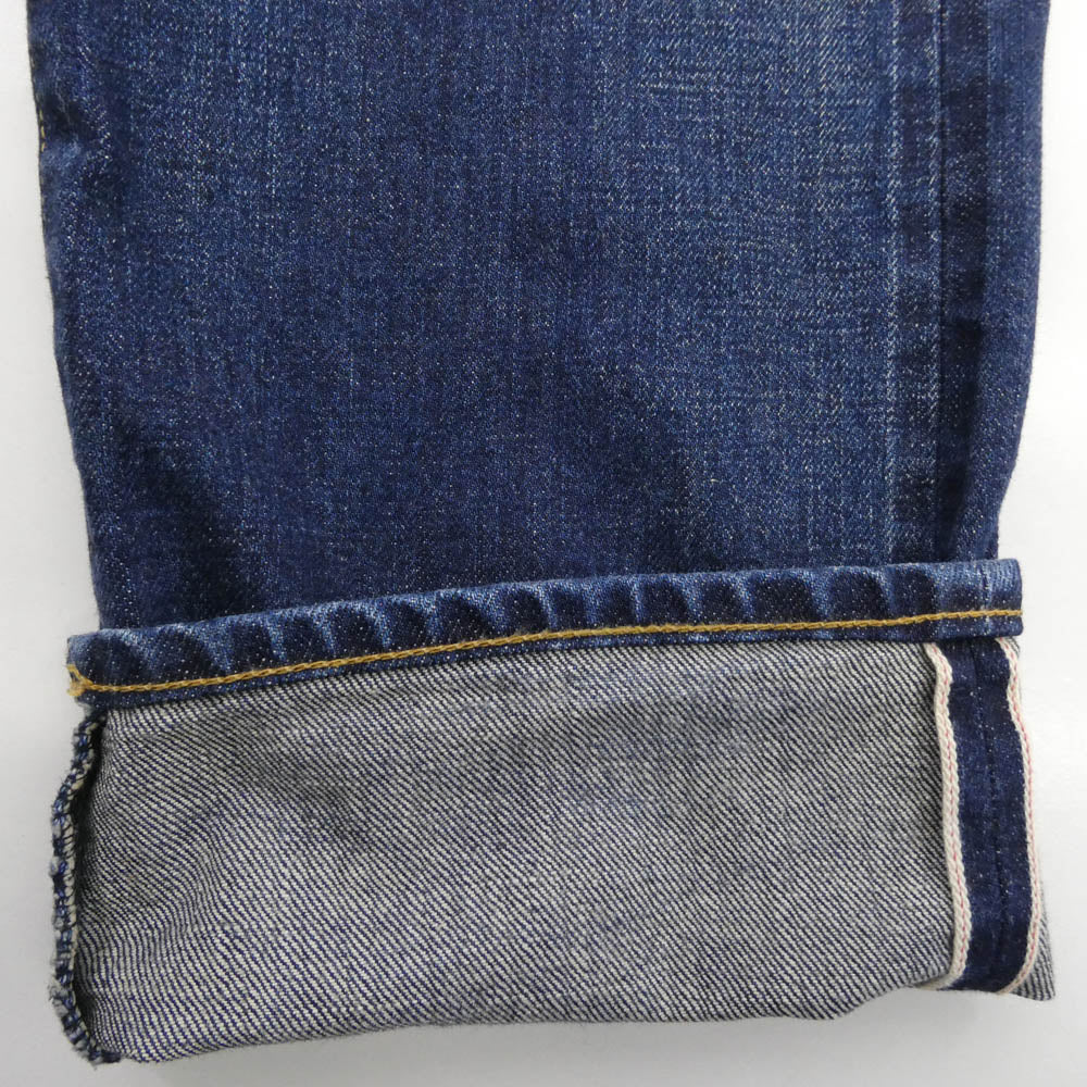 SOPHNET. ソフネット 24AW SOPH-242022 DAMAGED STRETCH DENIM TAPERED PANTS ダメージド ストレッチ テーパード デニム パンツ インディゴブルー系【中古】