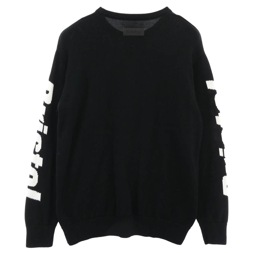 F.C.R.B. エフシーアールビー 24AW FCRB-240088 Authentic sleeve logo sweater オーセンティック スリーブロゴ セーター ブラック系 L【美品】【中古】