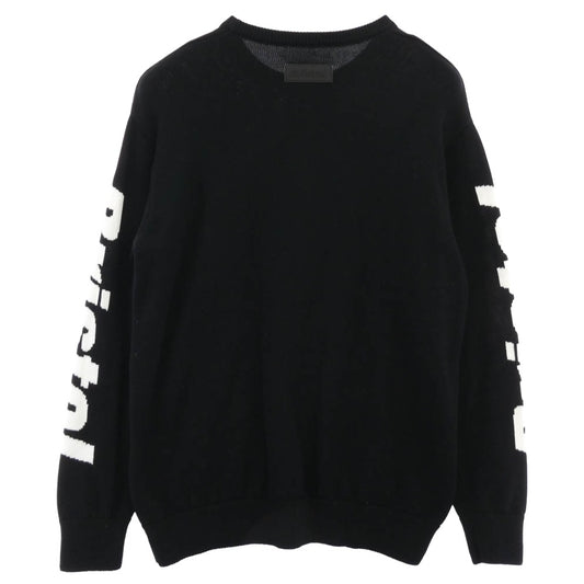 F.C.R.B. エフシーアールビー 24AW FCRB-240088 Authentic sleeve logo sweater オーセンティック スリーブロゴ セーター ブラック系 L【美品】【中古】