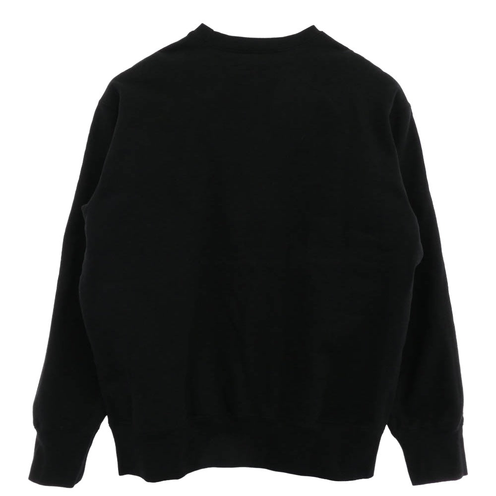 Supreme シュプリーム 21AW x WTAPS Crewneck Sweat ダブルタップス クルーネック ロゴ スウェット ブラック系 M【中古】