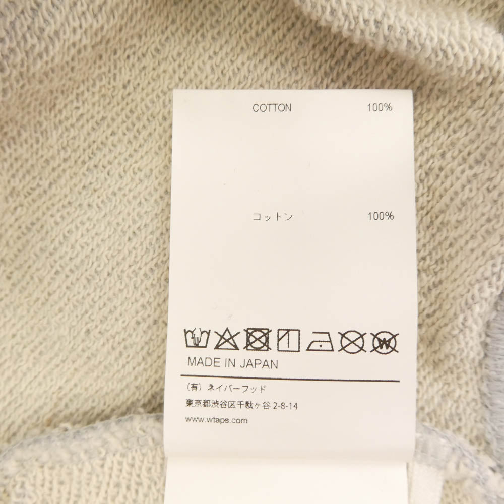 WTAPS ダブルタップス 25SS 251ATDT-CSM03 ACADEMY SWEATER COTTON アカデミー セーター コットン スウェット グレー グレー系 3【美品】【中古】