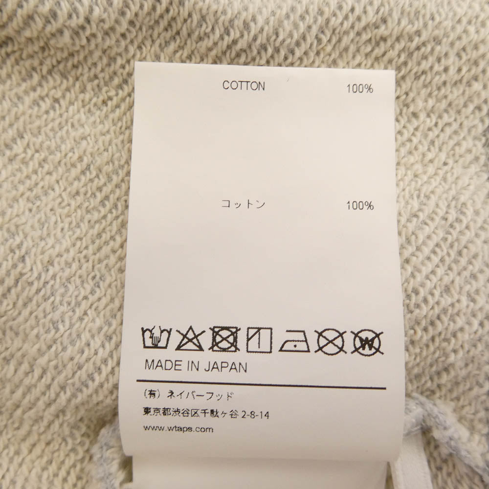 WTAPS ダブルタップス 25SS 251ATDT-CSM04 ACADEMY HOODY COTTON アカデミー フーディー コットン パーカー グレー グレー系 3【美品】【中古】