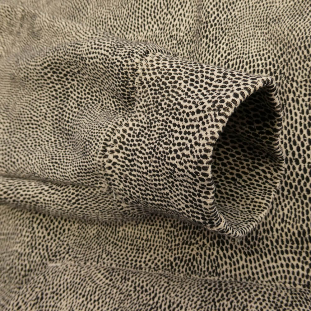 Supreme シュプリーム 25SS Small Box Hooded Sweatshirt Snakeskin スモールボックスロゴ プルオーバーパーカー フーディー スネークスキン ブラック系 ホワイト系 M【美品】【中古】