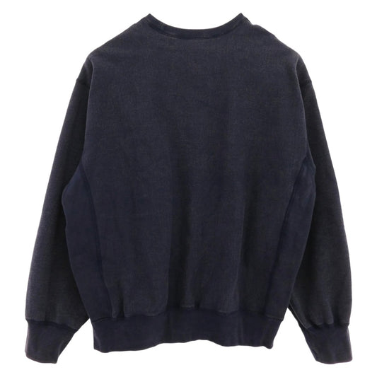 Supreme シュプリーム 25SS Washed Box Logo Crewneck Sweat shirt ウォッシュド ボックス ロゴ クルーネック スウェット シャツ ネイビー ネイビー系 L【極上美品】【中古】