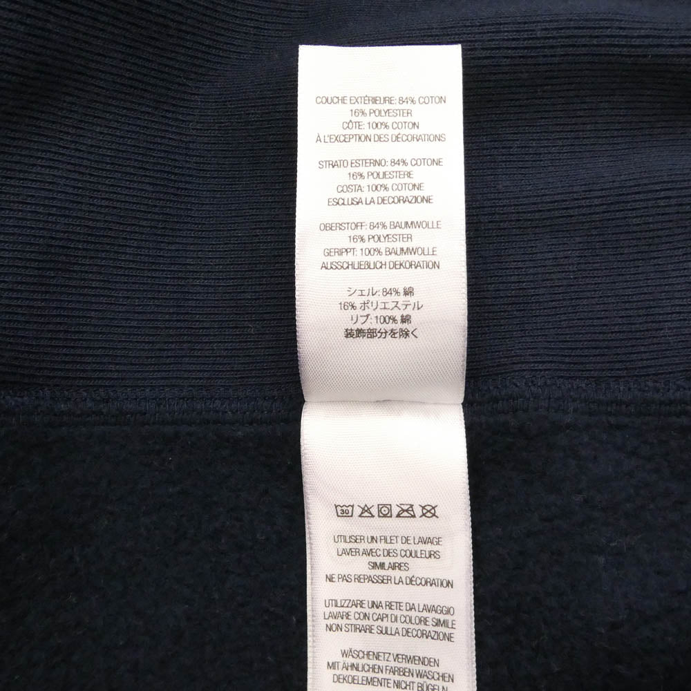 Supreme シュプリーム 25SS Washed Box Logo Crewneck Sweat shirt ウォッシュド ボックス ロゴ クルーネック スウェット シャツ ネイビー ネイビー系 L【極上美品】【中古】