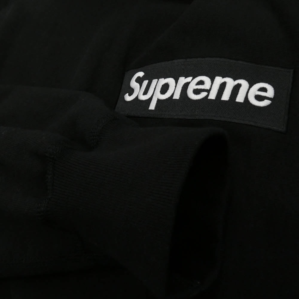 Supreme シュプリーム 23AW Box Logo Hooded Sweat shirt ボックス ロゴ フーデット スウェット シャツ パーカー ブラック系 L【美品】【中古】