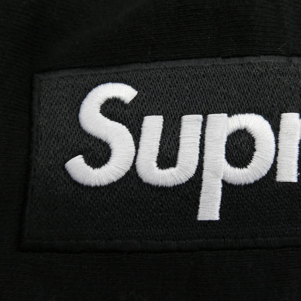Supreme シュプリーム 23AW Box Logo Hooded Sweat shirt ボックス ロゴ フーデット スウェット シャツ パーカー ブラック系 L【美品】【中古】