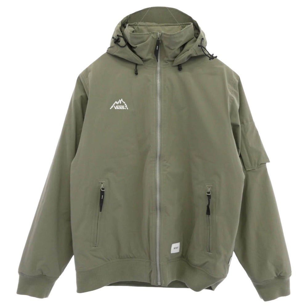 WTAPS ダブルタップス 22AW x VAULT BY VANS ALPS JACKET NYLON TUSSAH 2LAYER ボルト バイ バンズ アルプス ジャケット ナイロン タッサー ツーレイヤー カーキ系 2【美品】【中古】
