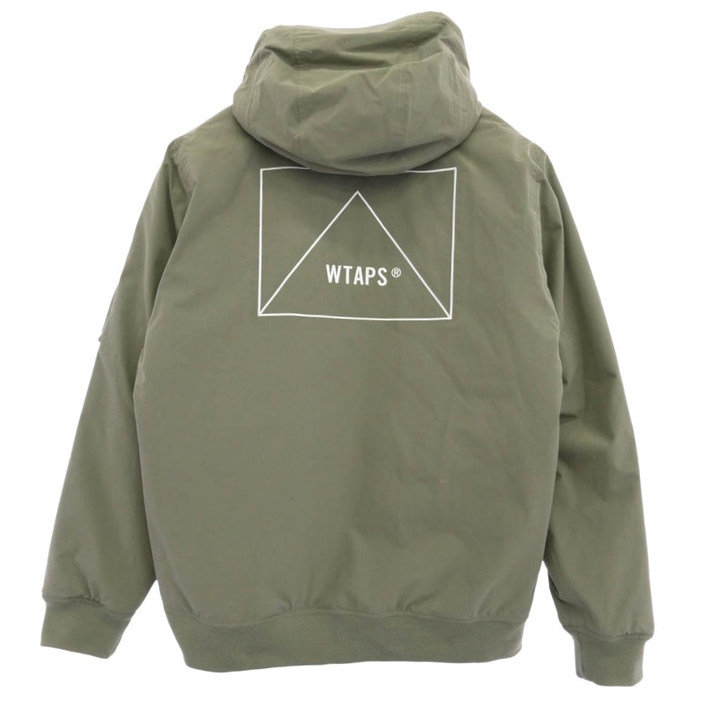 WTAPS ダブルタップス 22AW x VAULT BY VANS ALPS JACKET NYLON TUSSAH 2LAYER ボルト バイ バンズ アルプス ジャケット ナイロン タッサー ツーレイヤー カーキ系 2【美品】【中古】