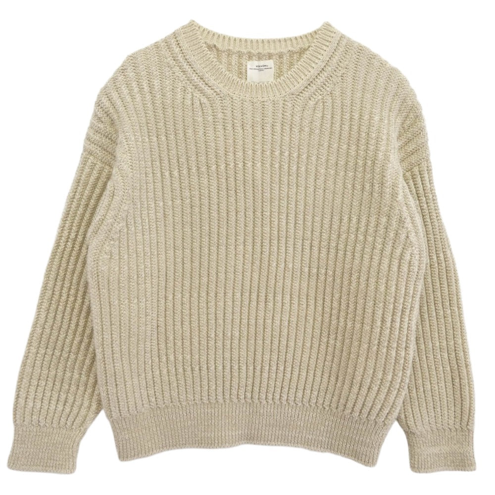 VISVIM ビズビム 20AW 120405012001 0120405012001 AMPLUS CREW L/S W/L アンプラス ニット セーター 2【中古】