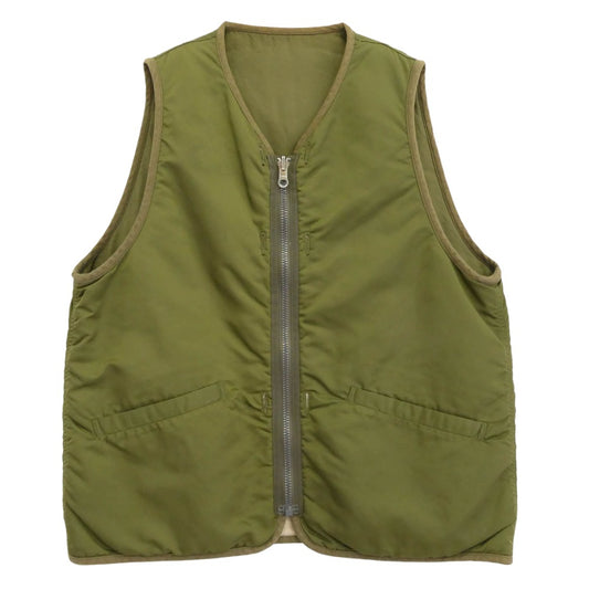 VISVIM ビズビム 20SS 0120105013025 IRIS LINER VEST リバーシブル アイリス ライナー ベスト カーキ系 3【中古】