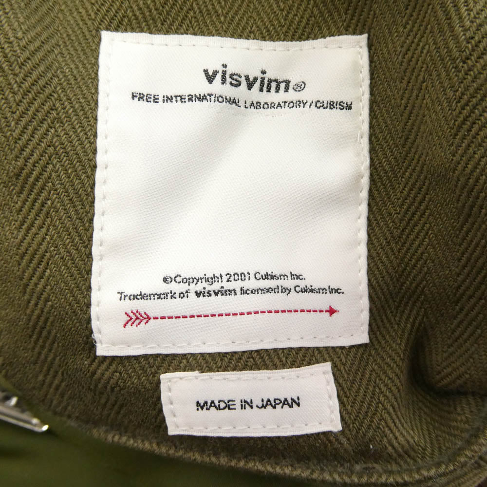 VISVIM ビズビム 20SS 0120105013025 IRIS LINER VEST リバーシブル アイリス ライナー ベスト カーキ系 3【中古】