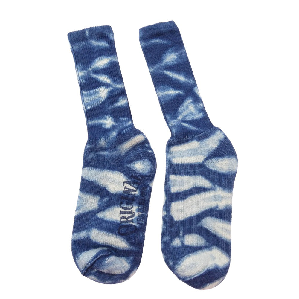 TENDERLOIN テンダーロイン LITMUS SOX TIE DYE タイダイ ソックス 靴下 ネイビー系 表記なし【新古品】【未使用】【中古】