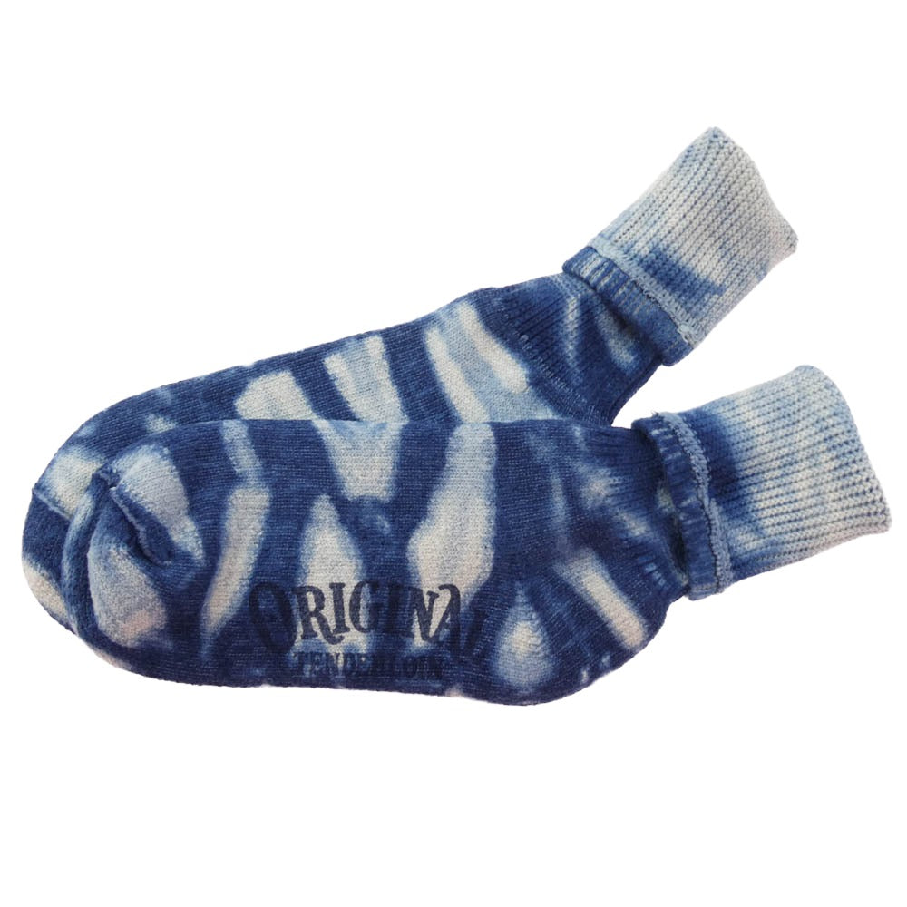 TENDERLOIN テンダーロイン LITMUS SOX TIE DYE タイダイ ソックス 靴下 ネイビー系 表記なし【新古品】【未使用】【中古】