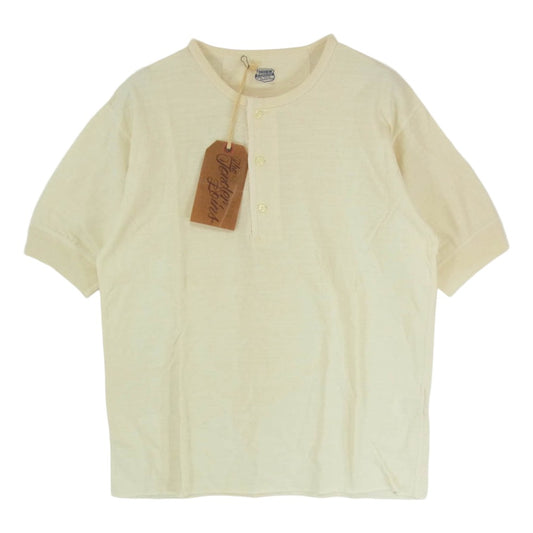 TENDERLOIN テンダーロイン T-HENRY S ヘンリーネック 半袖 Tシャツ オフホワイト系 M【中古】