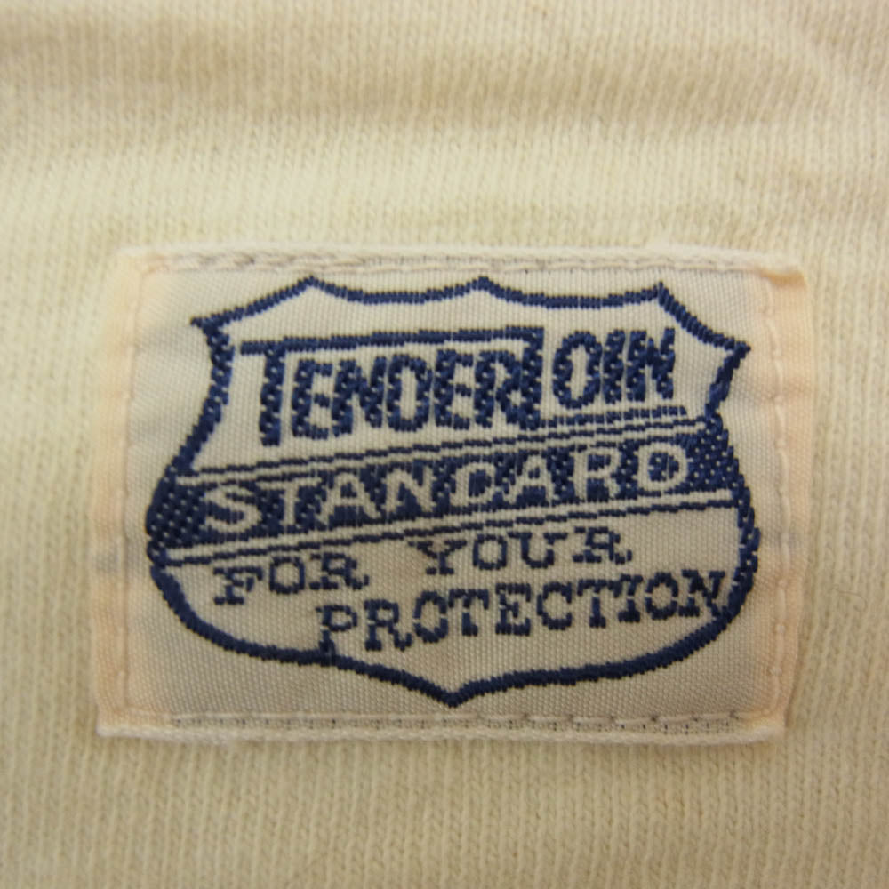 TENDERLOIN テンダーロイン T-HENRY S ヘンリーネック 半袖 Tシャツ オフホワイト系 M【中古】