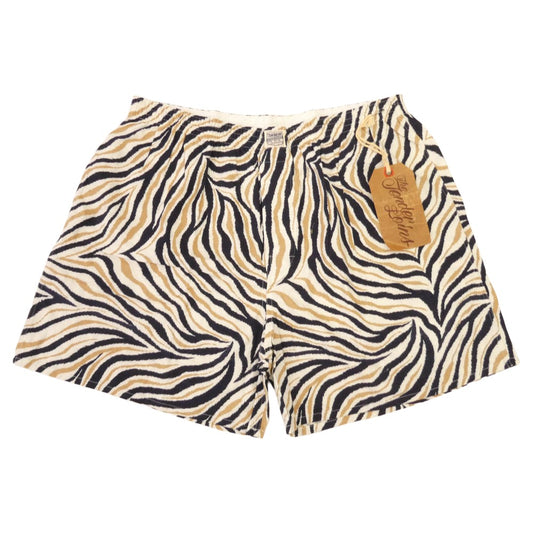 TENDERLOIN テンダーロイン T-TRUNKS A ZEBRA ゼブラ フランネル トランクス ショーツ ハーフパンツ M【新古品】【未使用】【中古】