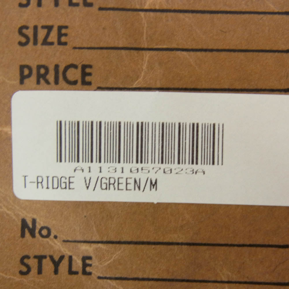 TENDERLOIN テンダーロイン T-RIDGE V Vネック 半袖 ニットTシャツ グリーン系 M【中古】
