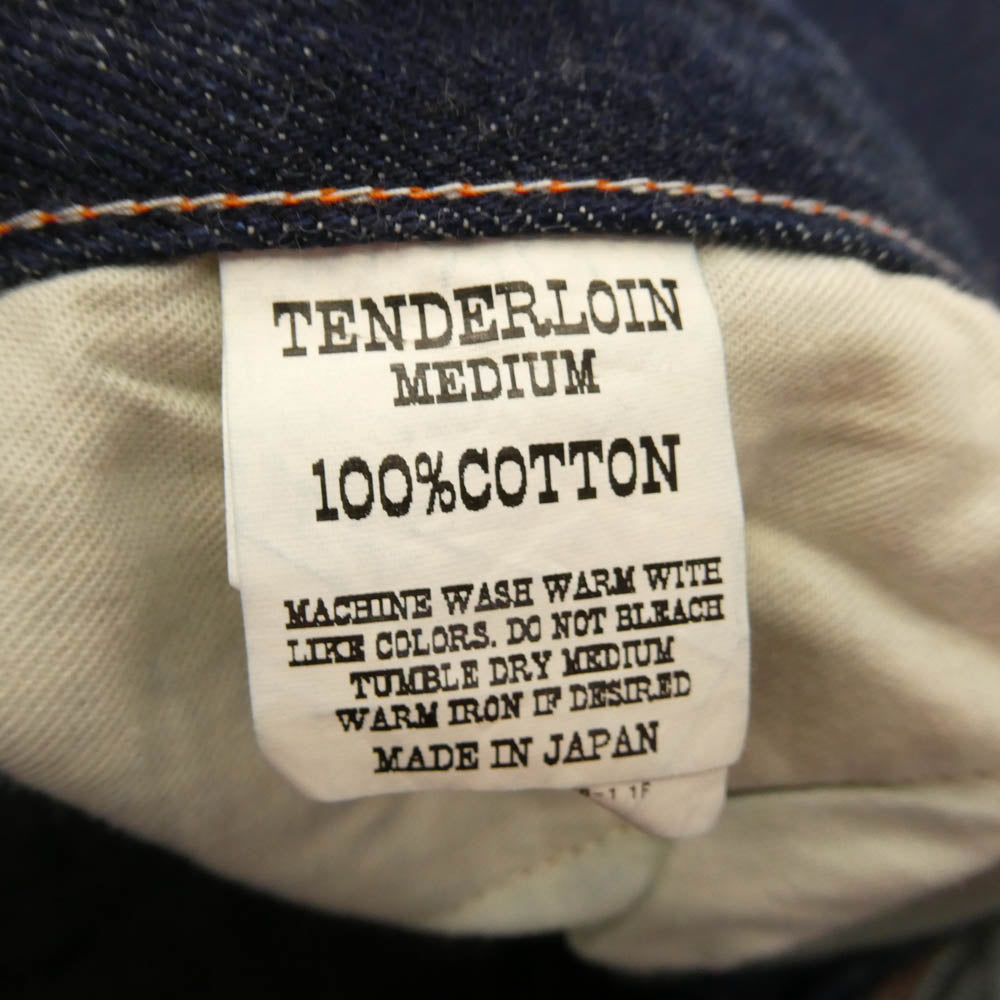 TENDERLOIN テンダーロイン ペインター デニム ハーフパンツ インディゴブルー系 M【中古】