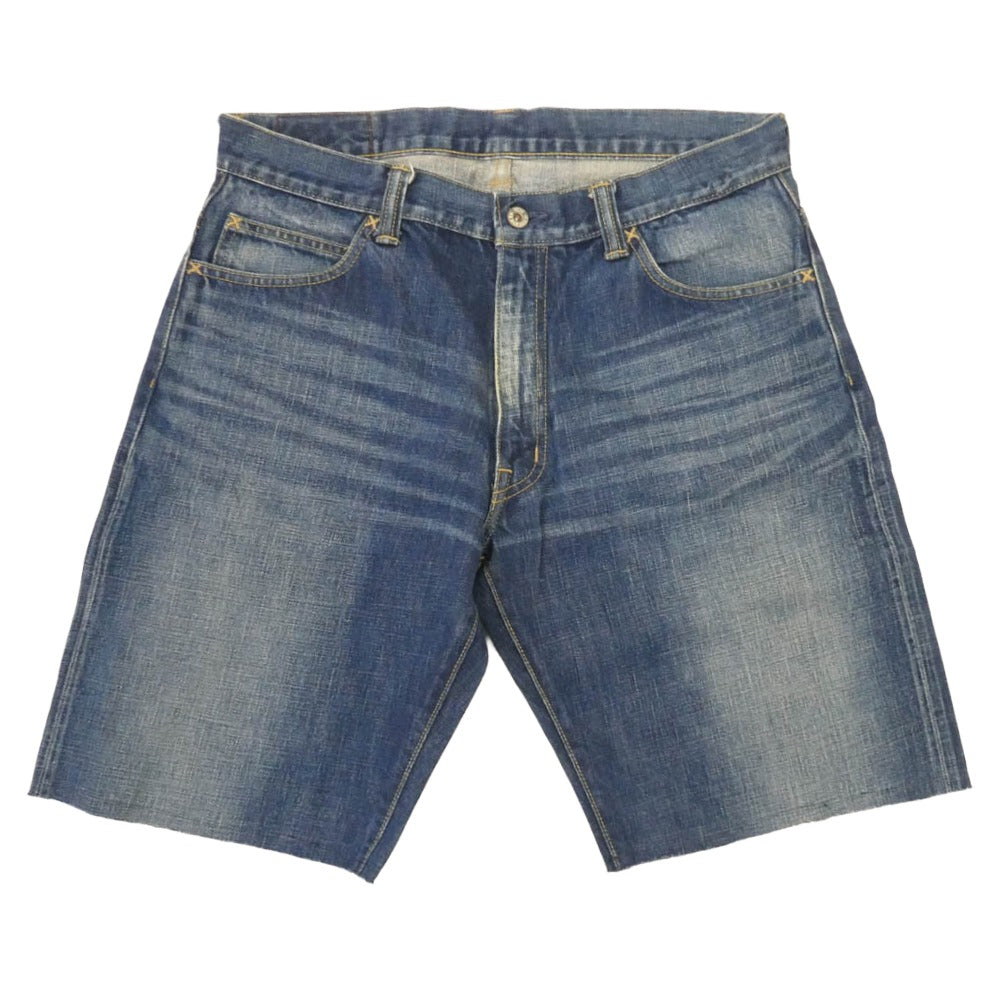 TENDERLOIN テンダーロイン カットオフ デニムショーツ ハーフパンツ ブルー系 34【中古】