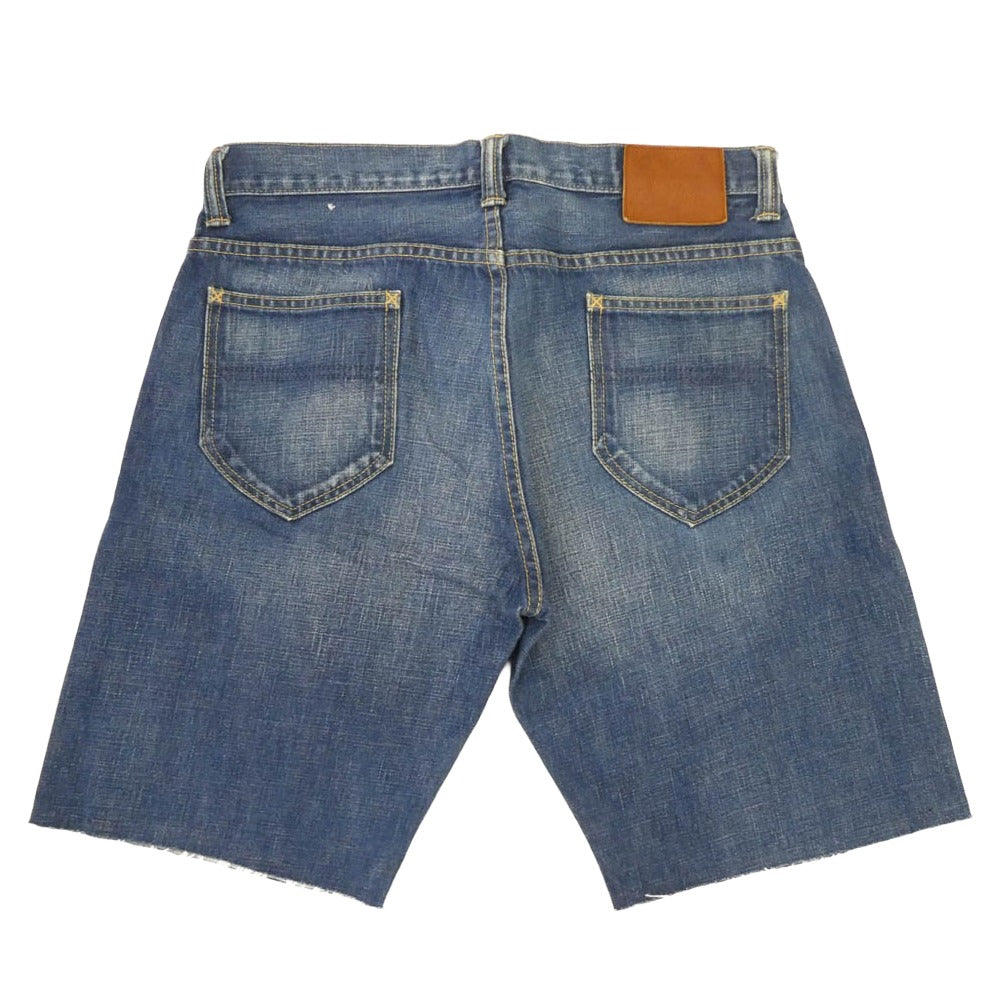 TENDERLOIN テンダーロイン カットオフ デニムショーツ ハーフパンツ ブルー系 34【中古】