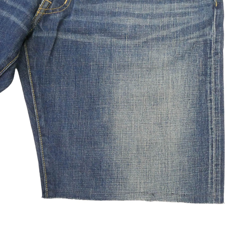 TENDERLOIN テンダーロイン カットオフ デニムショーツ ハーフパンツ ブルー系 34【中古】