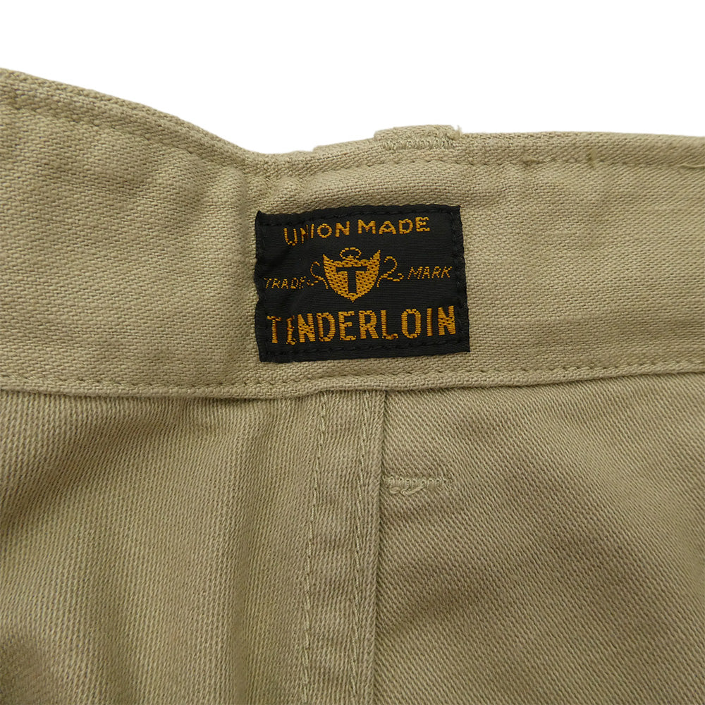 TENDERLOIN テンダーロイン T-ARMY SHORTS アーミー ショーツ ハーフパンツ カーキベージュ カーキ系 ベージュ系 M【美品】【中古】