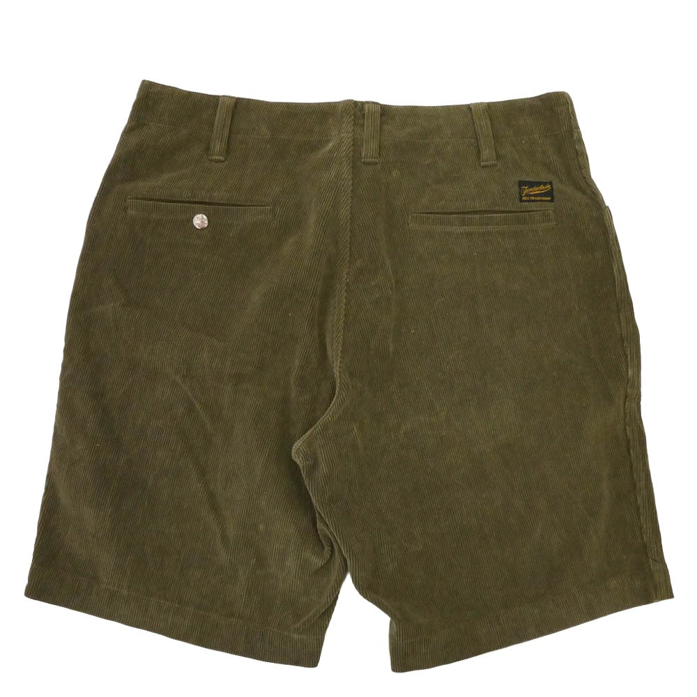 TENDERLOIN テンダーロイン T-BDP SHORTS コーデュロイ ショーツ ハーフパンツ カーキ M【美品】【中古】