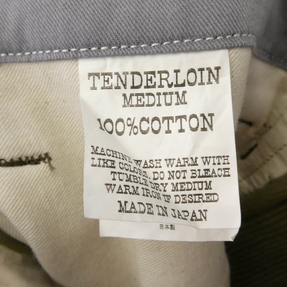 TENDERLOIN テンダーロイン T-BDP SHORTS コーデュロイ ショーツ ハーフパンツ カーキ M【美品】【中古】