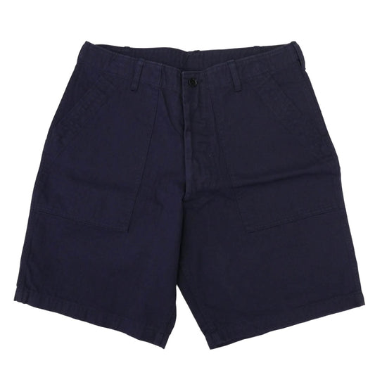 TENDERLOIN テンダーロイン T-HERRINGBONE SHORTS ヘリンボーン ベイカー ショーツ ハーフパンツ ネイビー M【美品】【中古】