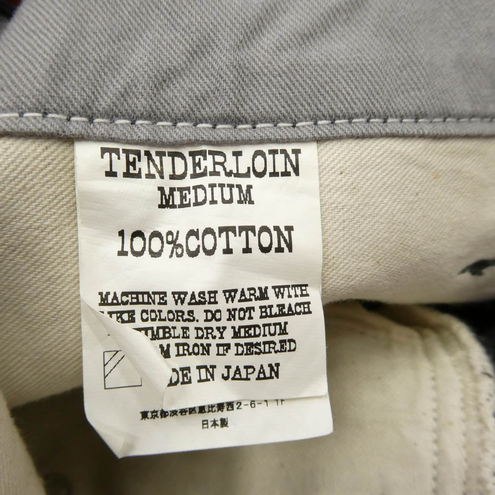 TENDERLOIN テンダーロイン T-BDP P SHORTS コットンピケ ショーツ ハーフパンツ ブラウン M【美品】【中古】