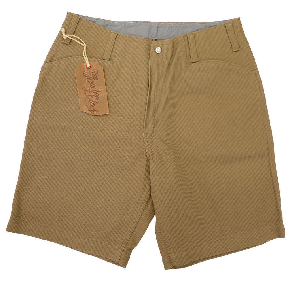 TENDERLOIN テンダーロイン T-BDP P SHORTS コットンピケ ショーツ ハーフパンツ カーキベージュ カーキ系 M【極上美品】【中古】