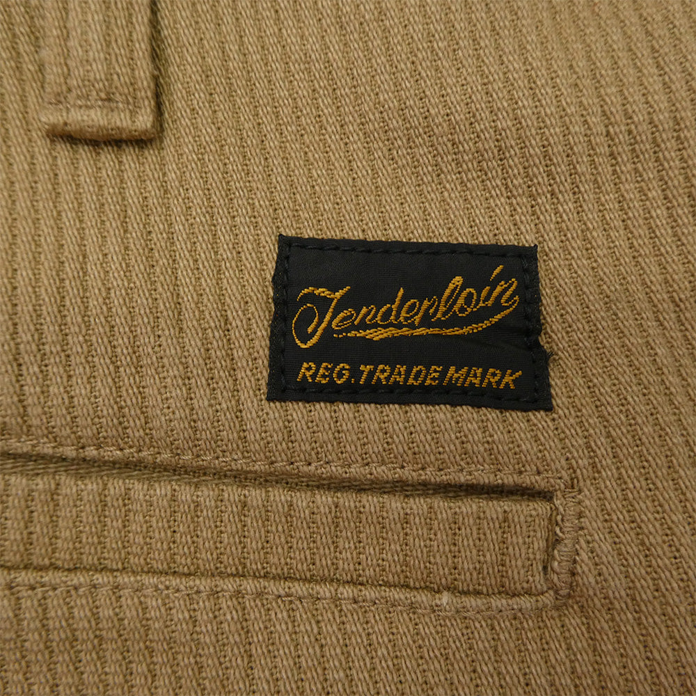 TENDERLOIN テンダーロイン T-BDP P SHORTS コットンピケ ショーツ ハーフパンツ カーキベージュ カーキ系 M【極上美品】【中古】