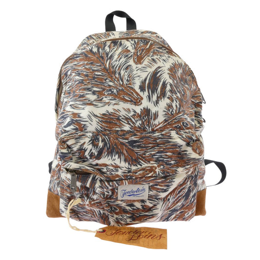 TENDERLOIN テンダーロイン × PORTER ポーター T-BACK PACK ウルフフランネル バックパック デイパック リュック ブラウン系【中古】