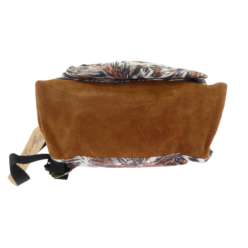 TENDERLOIN テンダーロイン × PORTER ポーター T-BACK PACK ウルフフランネル バックパック デイパック リュック ブラウン系【中古】