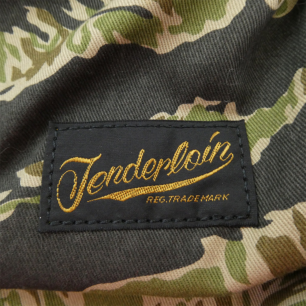 TENDERLOIN テンダーロイン × PORTER ポーター PACK BAMBOO バンブー タイガーカモ バックパック デイパック リュック カーキ系【中古】