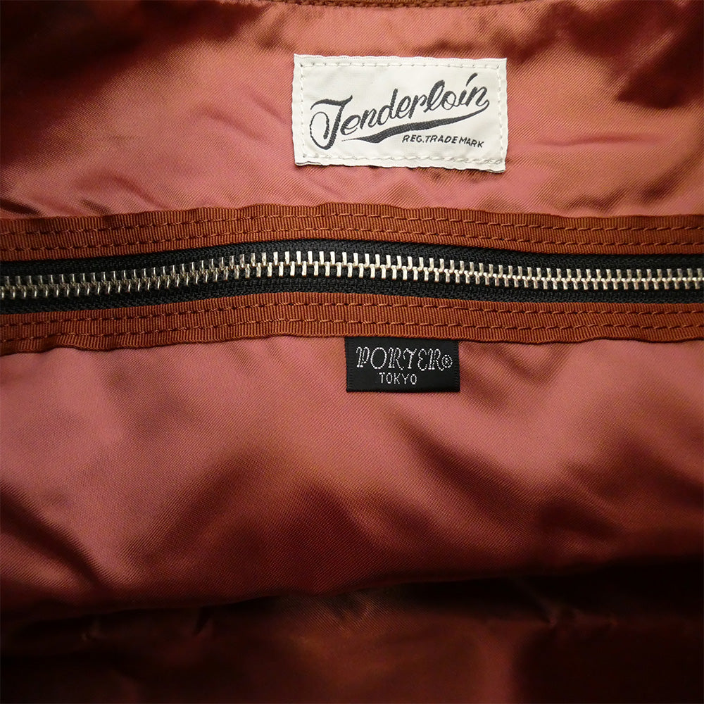 TENDERLOIN テンダーロイン × PORTER ポーター T-GTM SHOULDER グアテマラ ショルダーバッグ ブラウン マルチカラー系【極上美品】【中古】