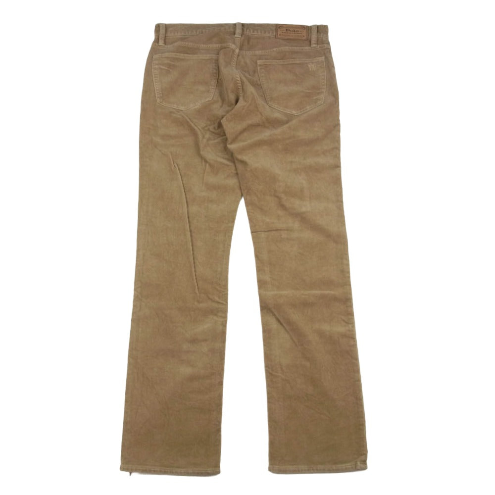 POLO RALPH LAUREN ポロ・ラルフローレン ダメージ加工 コーデュロイ パンツ ベージュ系 32【中古】