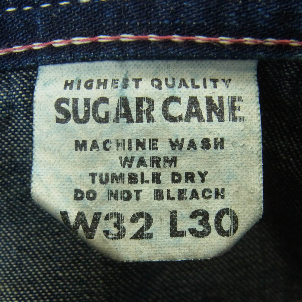 SUGAR CANE シュガーケーン SC47575R ボタンフライ ダメージ加工