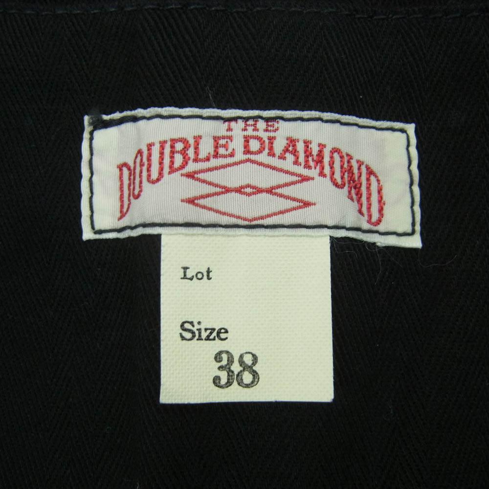 The REAL McCOY'S ザリアルマッコイズ THE DOUBLE DIAMOND ザダブルダイアモンド 針刺しバックル ジレ ベスト グレー系 ブラック系 38【中古】