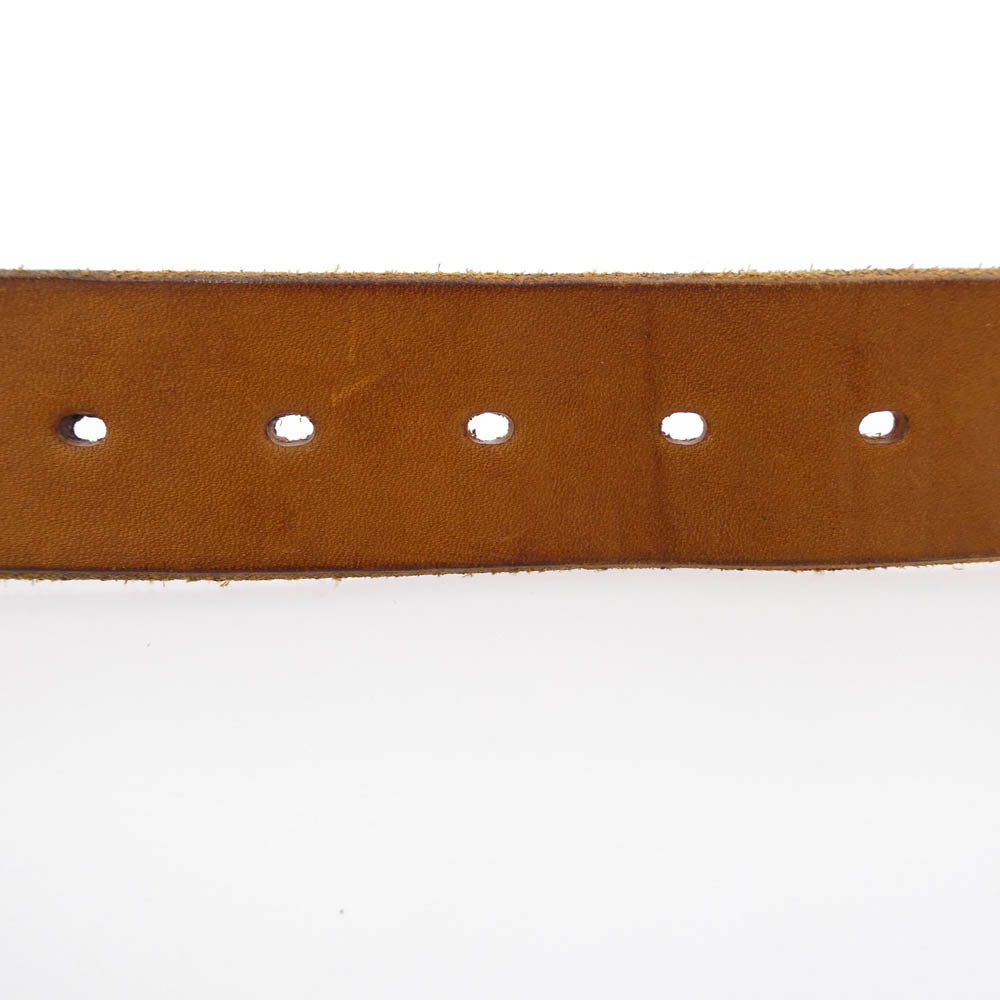 The REAL McCOY'S ザリアルマッコイズ JOE Mc COY ジョーマッコイ BEND LEATHER BELT ベンズ レザー ベルト ブラウン系 30【中古】