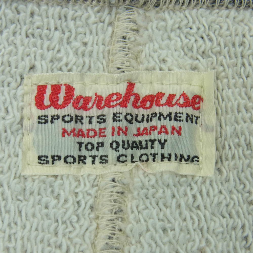 WAREHOUSE ウエアハウス リブ スウェット パンツ コットン 日本製 グレー系 M【中古】