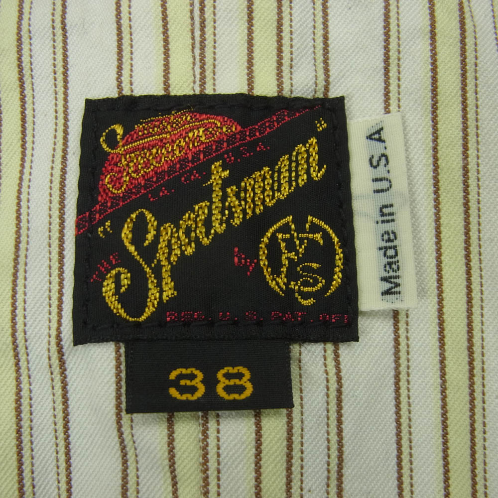 SUGAR CANE シュガーケーン MISTER FREEDOM USA製 NOS PLAYER DENIM ミスターフリーダム デニム ベスト インディゴブルー系 38【中古】
