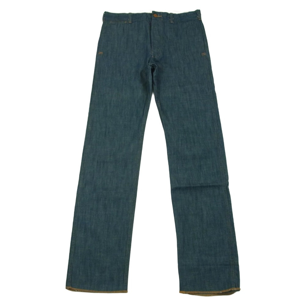 SUGAR CANE シュガーケーン MISTER FREEDOM USA製 NOS PLAYER DENIM ミスターフリーダム デニム パンツ インディゴブルー系 W32【中古】