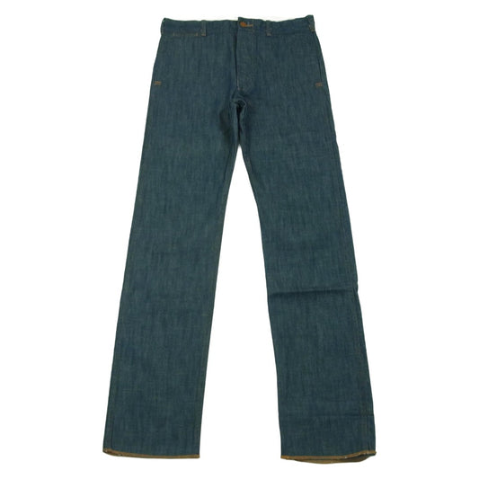 SUGAR CANE シュガーケーン MISTER FREEDOM USA製 NOS PLAYER DENIM ミスターフリーダム デニム パンツ インディゴブルー系 W32【中古】