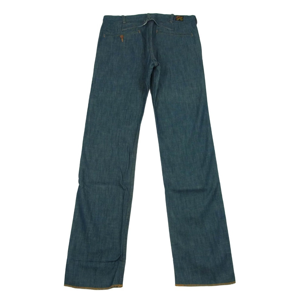 SUGAR CANE シュガーケーン MISTER FREEDOM USA製 NOS PLAYER DENIM ミスターフリーダム デニム パンツ インディゴブルー系 W32【中古】