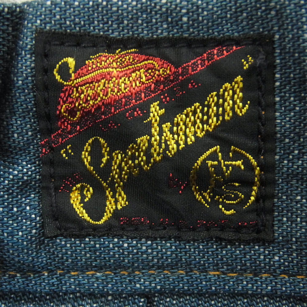 SUGAR CANE シュガーケーン MISTER FREEDOM USA製 NOS PLAYER DENIM ミスターフリーダム デニム パンツ インディゴブルー系 W32【中古】